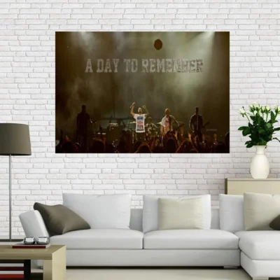 New Style A Day To Remember Custom Silk Canvas 27X40cm 30x45cm DIY poster best gift for 13 - A Day To Remember Shop