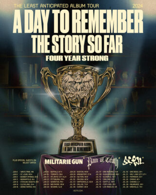 Tour Schedule 1 1 - A Day To Remember Shop